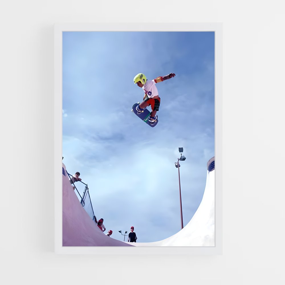 Poster Steve caballero – affiche Skateboard (vue 3)